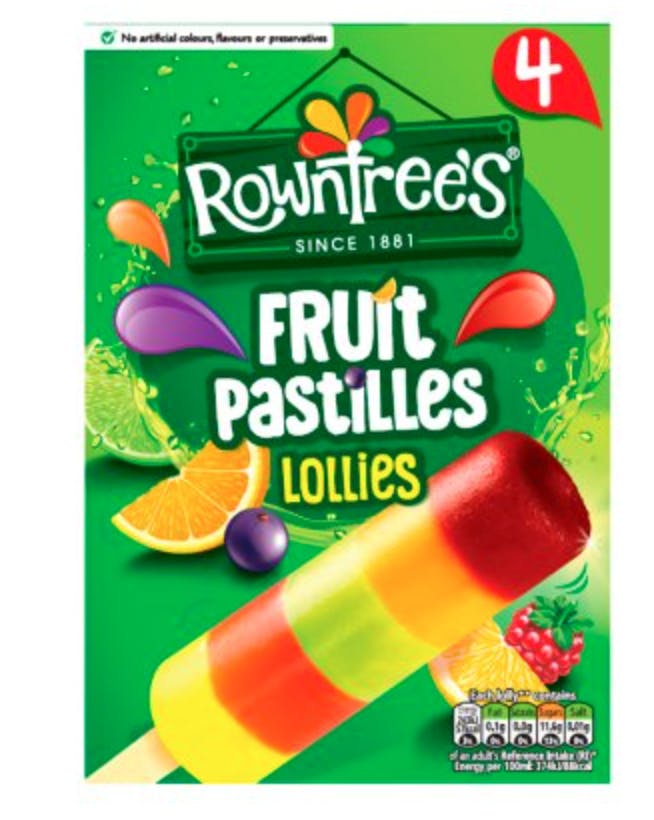 rowntree ice lollies