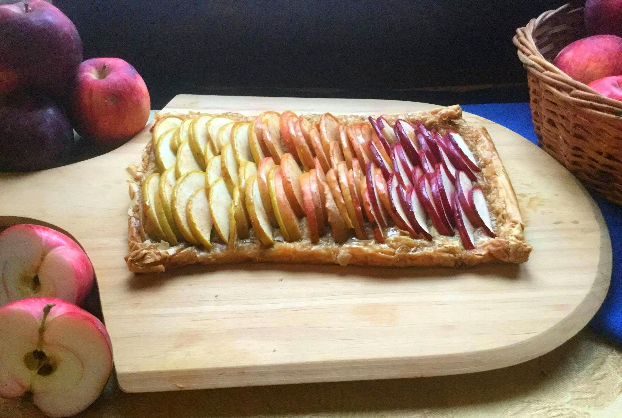 apple filo tart