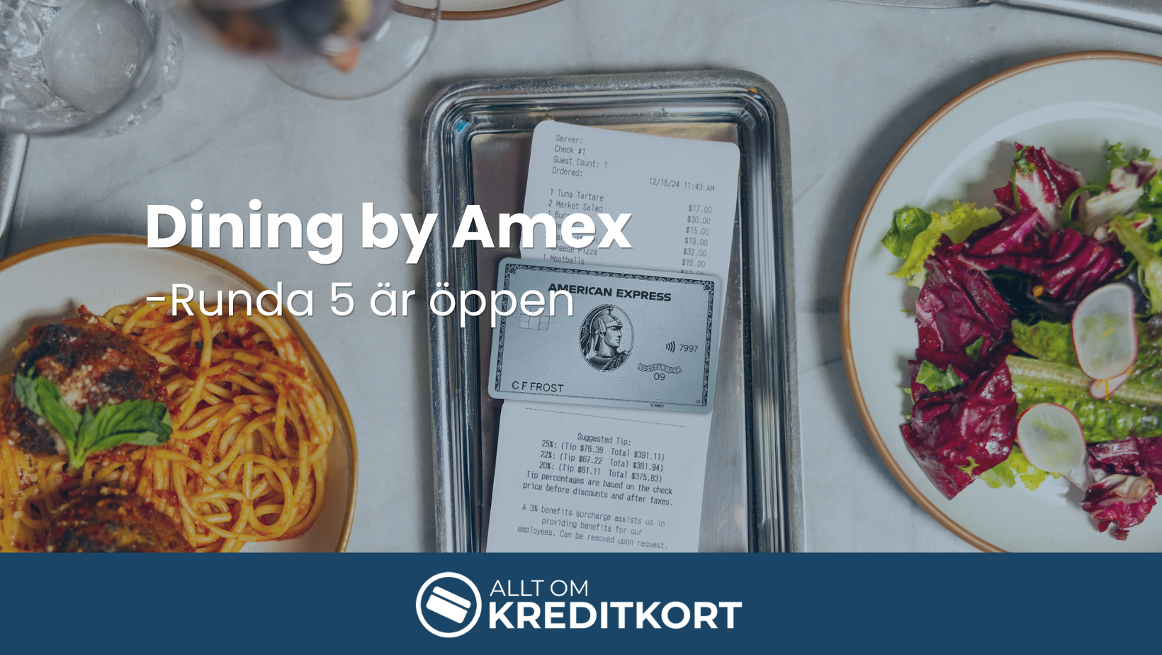 Dining by Amex – Runda 5 är öppen