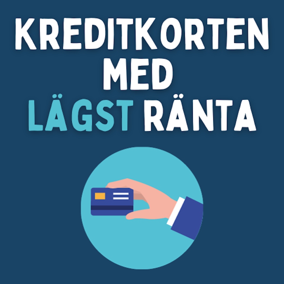 kreditkort med lägst ränta