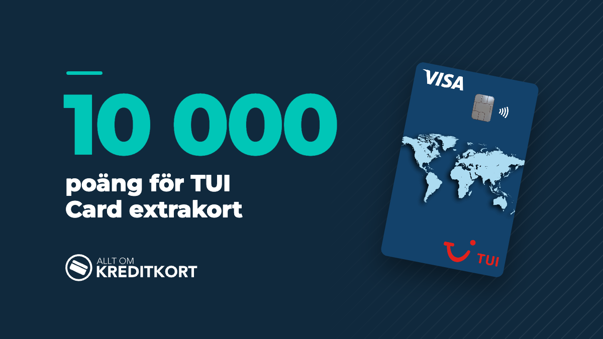 Beställ extrakort till TUI-Card: Få 10 000 poäng