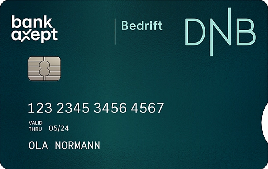 DNB bedriftskort BankAxept