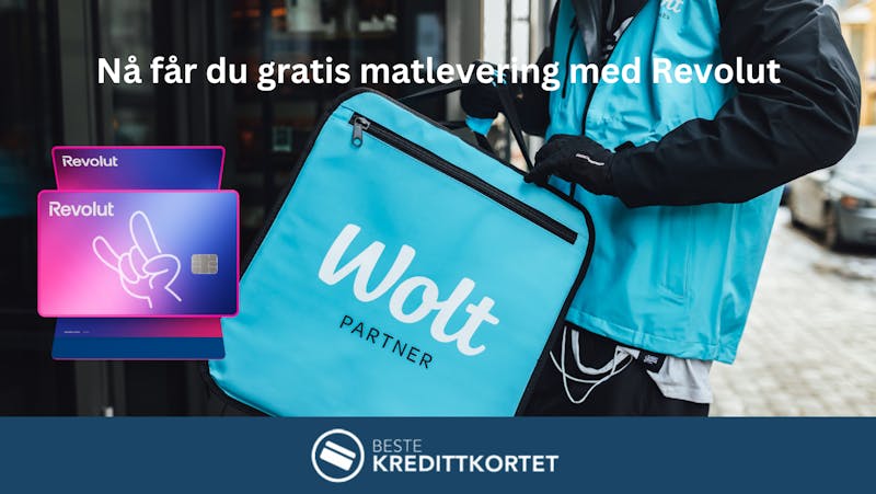 Nå får du gratis matlevering med Revolut