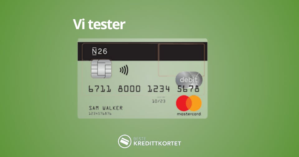 Vi tester N26 Standard