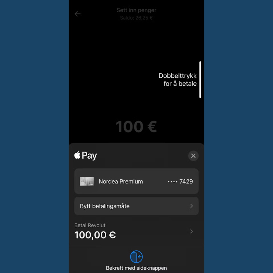 Overføre penger til Revolut