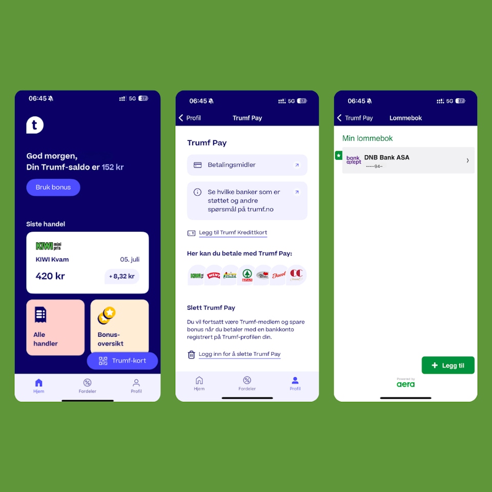 Slik aktiverer du Trumf Pay