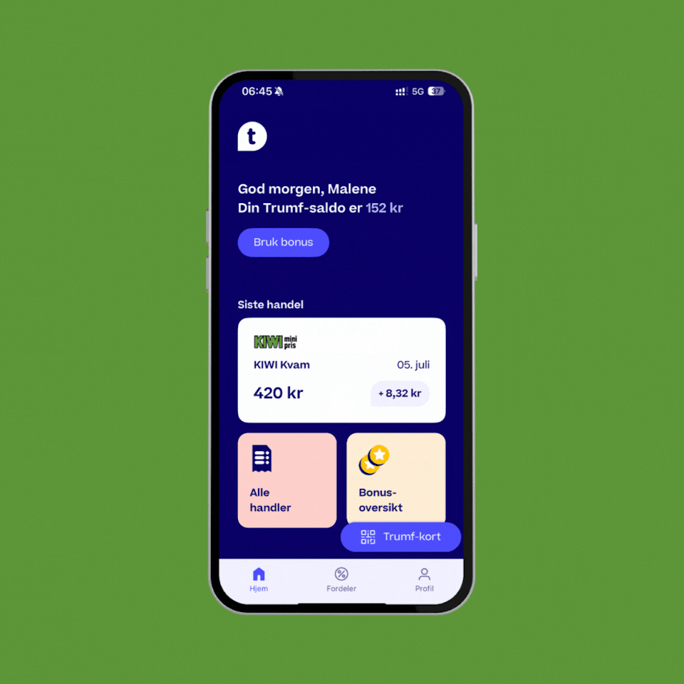 Slik betaler du med Trumf Pay