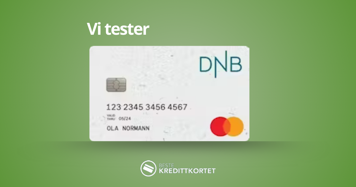 Vi tester DNB Ung Mastercard