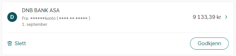 Minimumsbeløp på kredittkortregningen