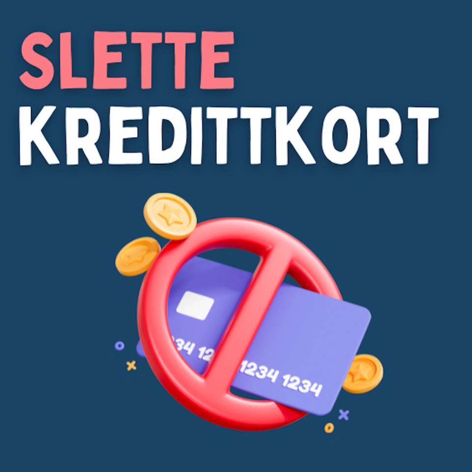 slette kredittkort