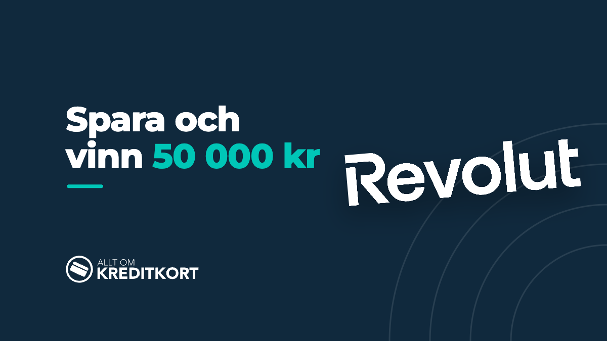 Spara med Revolut och vinn 50 000 kronor