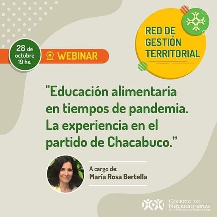 Webinar Colegio de Nutricionistas