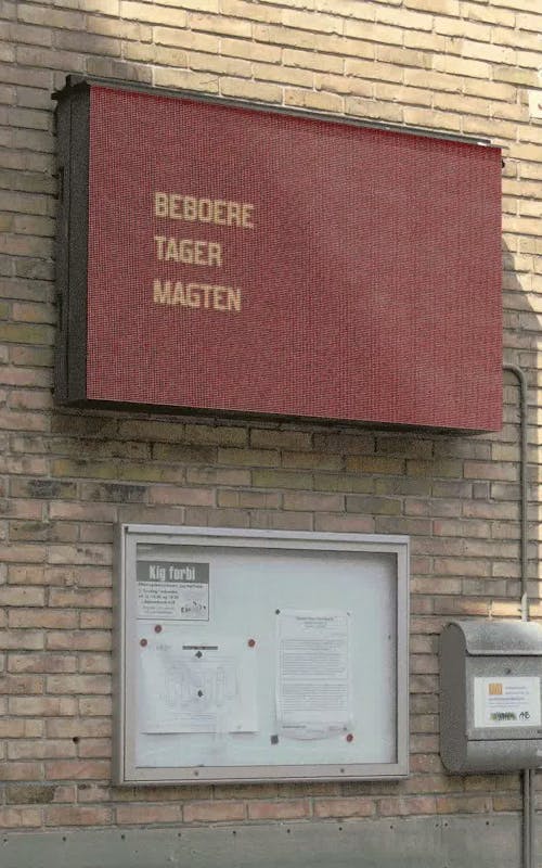 Beboerne tager magten