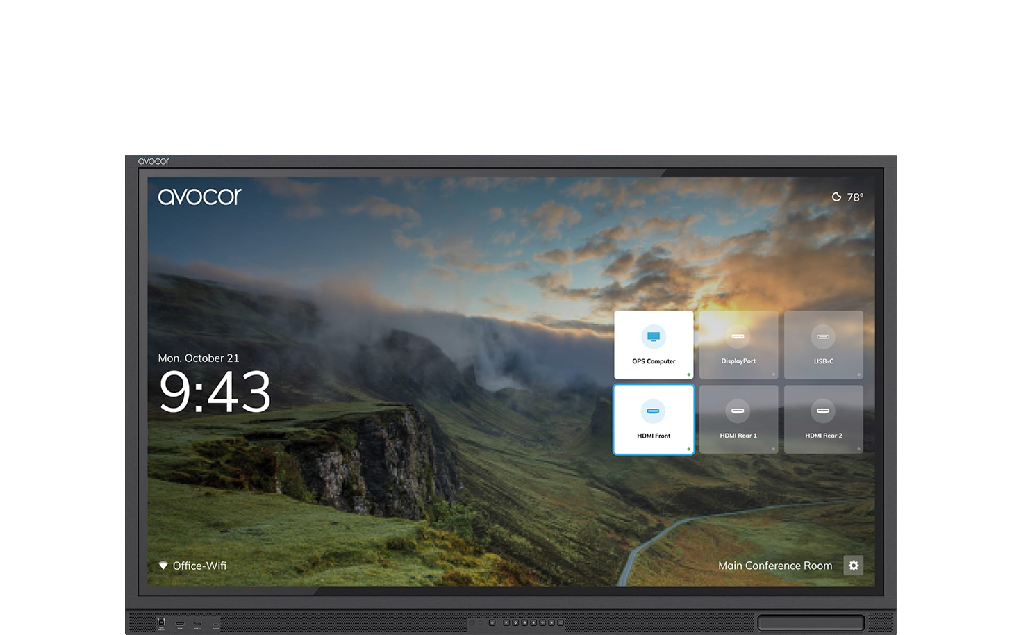 Avocor- AVE-5540 | 55" E-40 Series 4K IR LED Interactive Board
