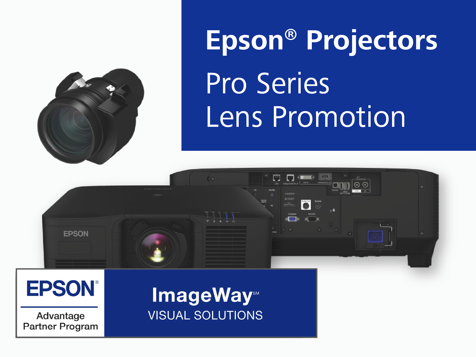 Epson Projectors Pro Series Lens Promotion