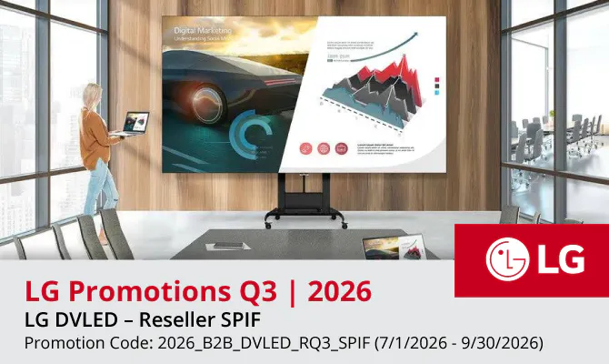 LG DVLED Promotions | Q3 2026