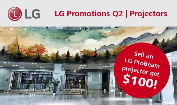 Sell an LG ProBeam projector get $100!