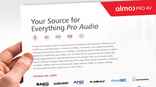 Pro Audio Line Card