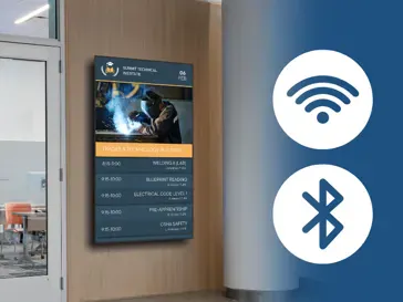 Built-in wireless connectivity