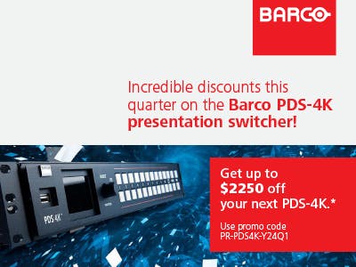 Barco - PDS-4K Promo | Up to $2,250 Off