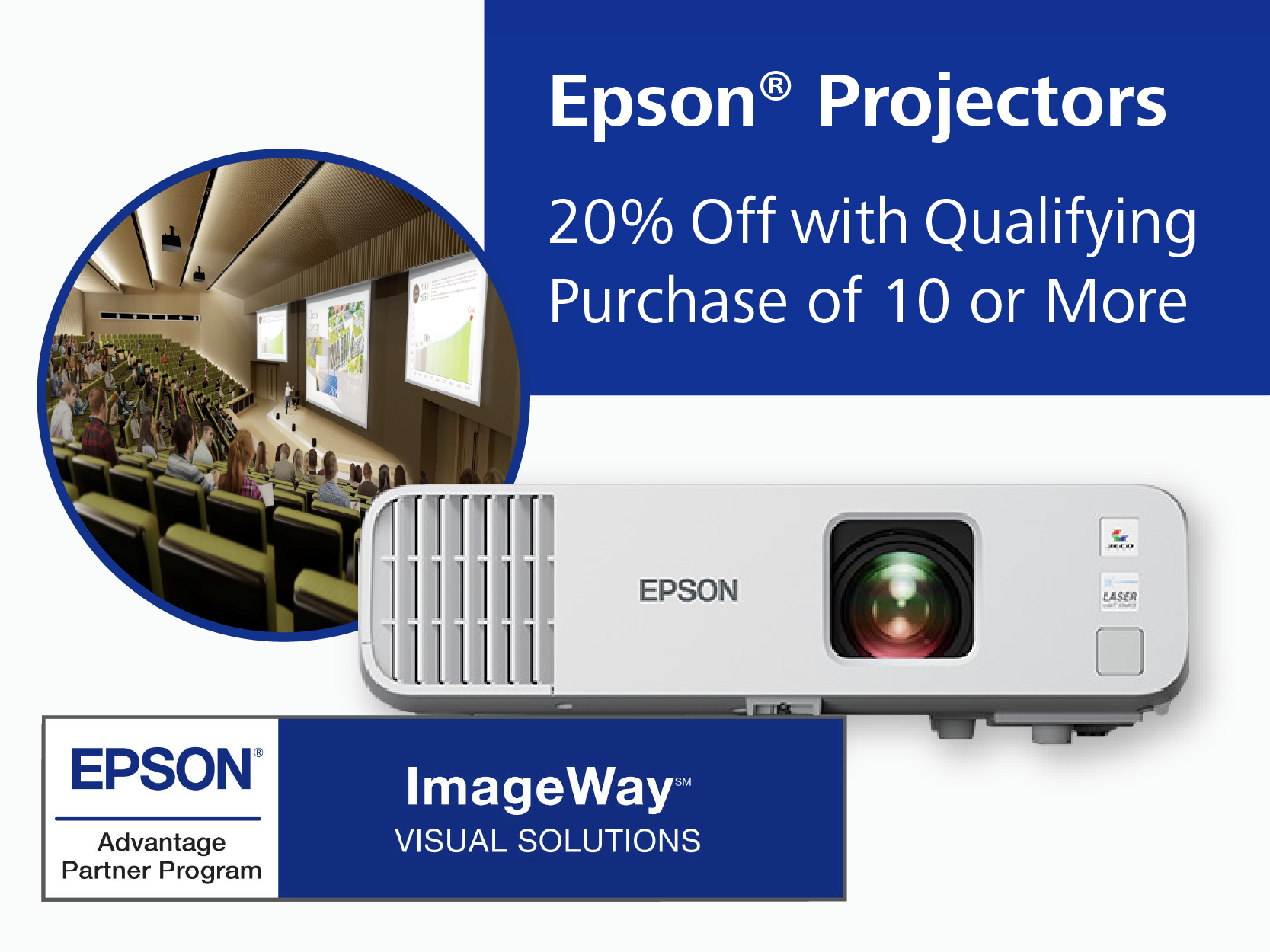 Epson Projectors 20% Off Promotion