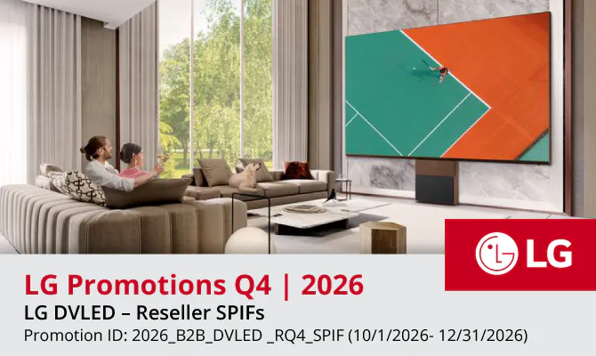 LG DVLED Promotions | Q4 2026