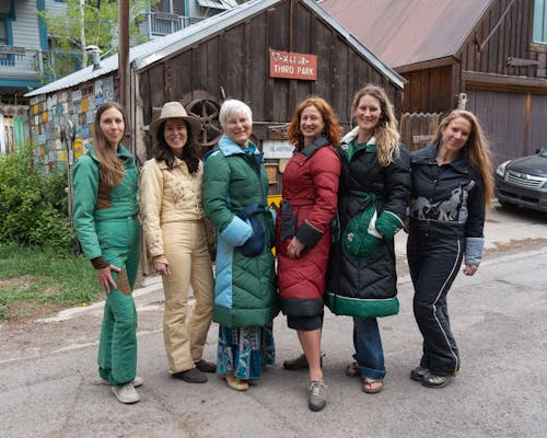 50+ Year old coats and ski clothing Sheri and her team made in the "Designs By Sheri" years.
