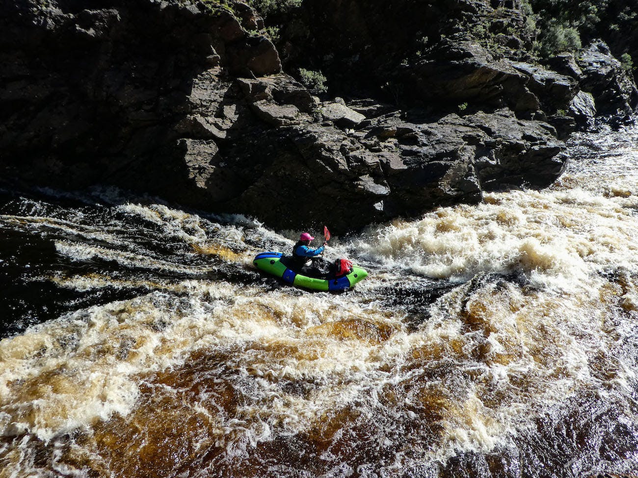 Packrafting Tasmania