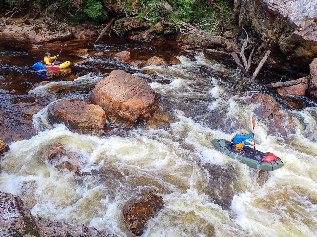 Packrafting Tasmania