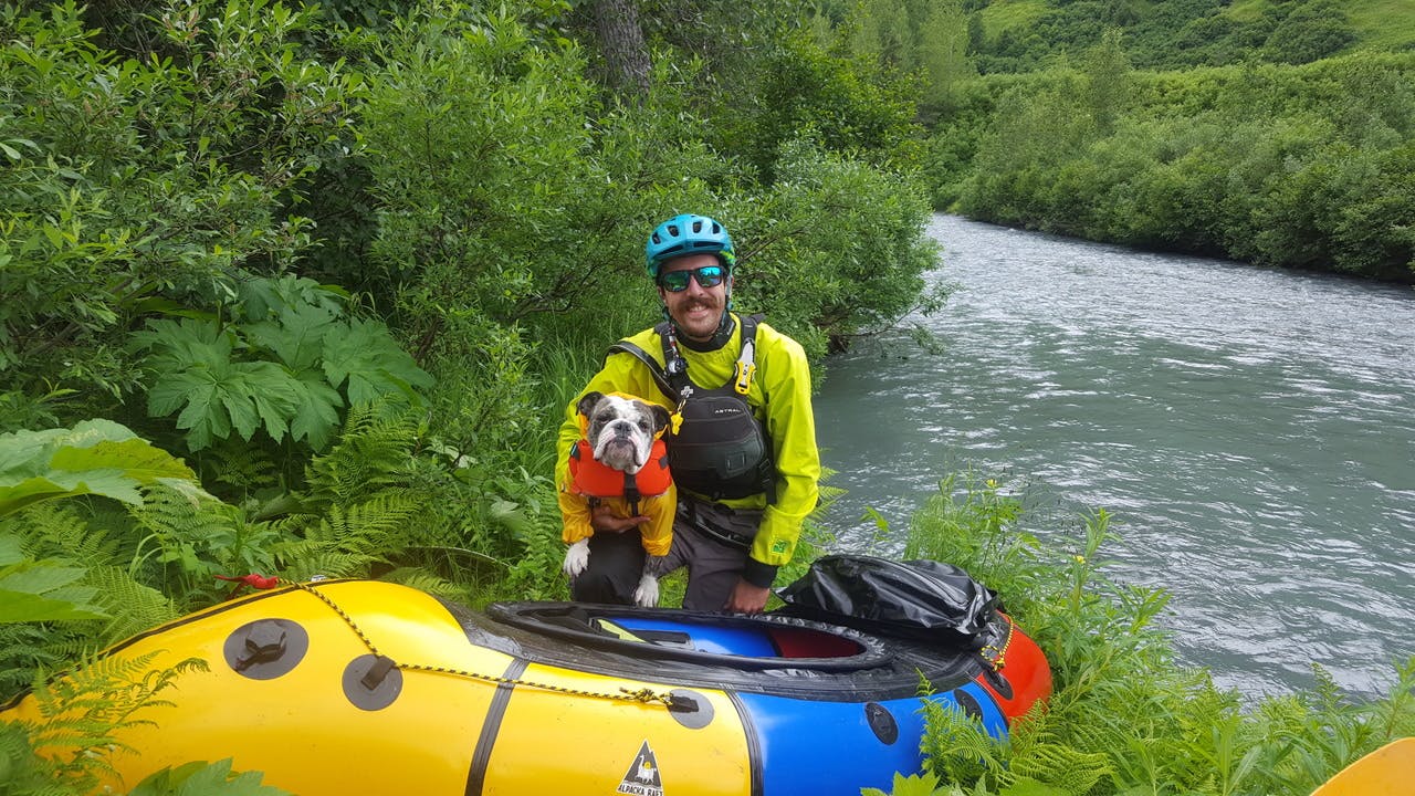 Jordan Haffener: &quot;Greta Geared Up for Granite Creek: Greta&apos;s unbridled excitement before running Granite Creek in the Kenai mountains this summer&quot;