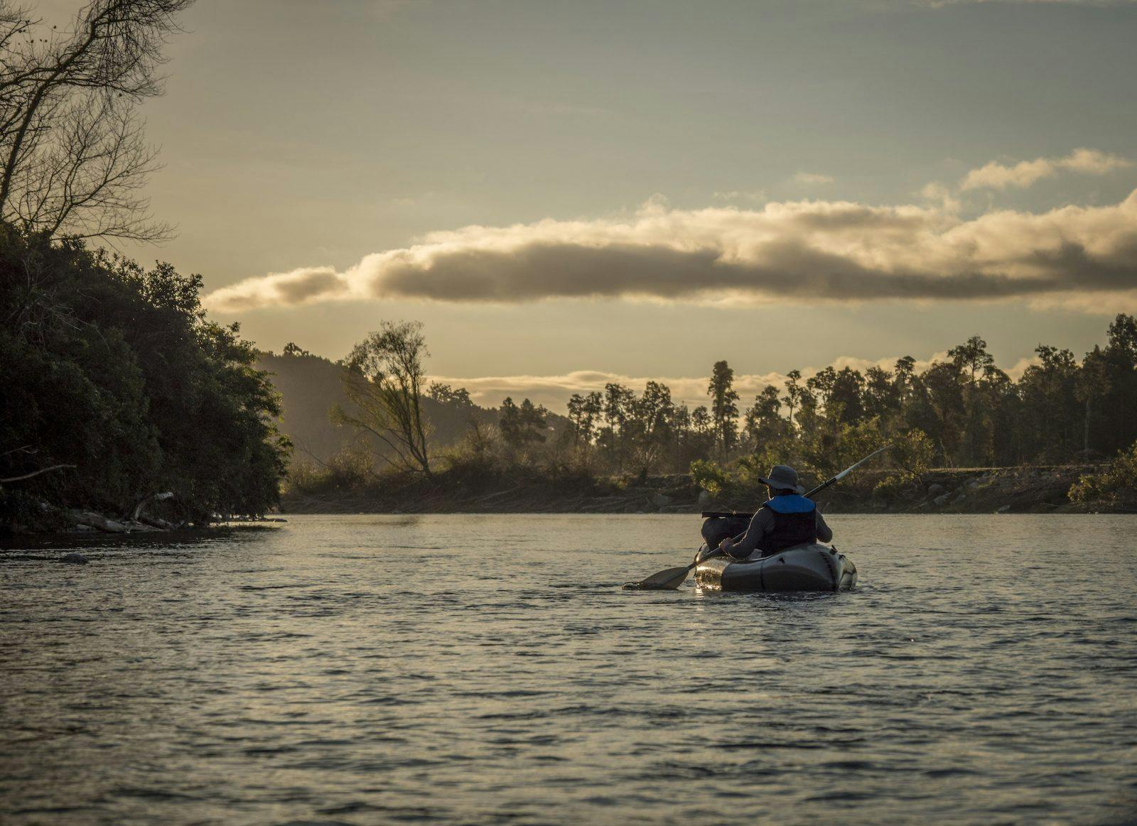 The best part of the day, floating with minimal effort instead of a hard 3 hour slog by foot!