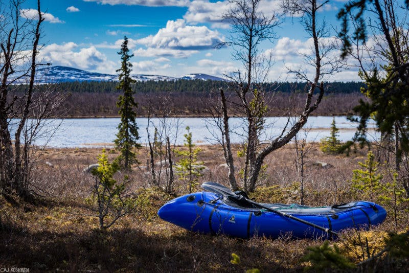 &#x201C;I took this our second night camping on the long lake, Rijddelj&#xE1;vrre. This lake has a Sami-name. The first part of the lake was open, but the middle part was still with thick ice. We had a nice view to the mountains.&#x201D; - Caj Koskinen