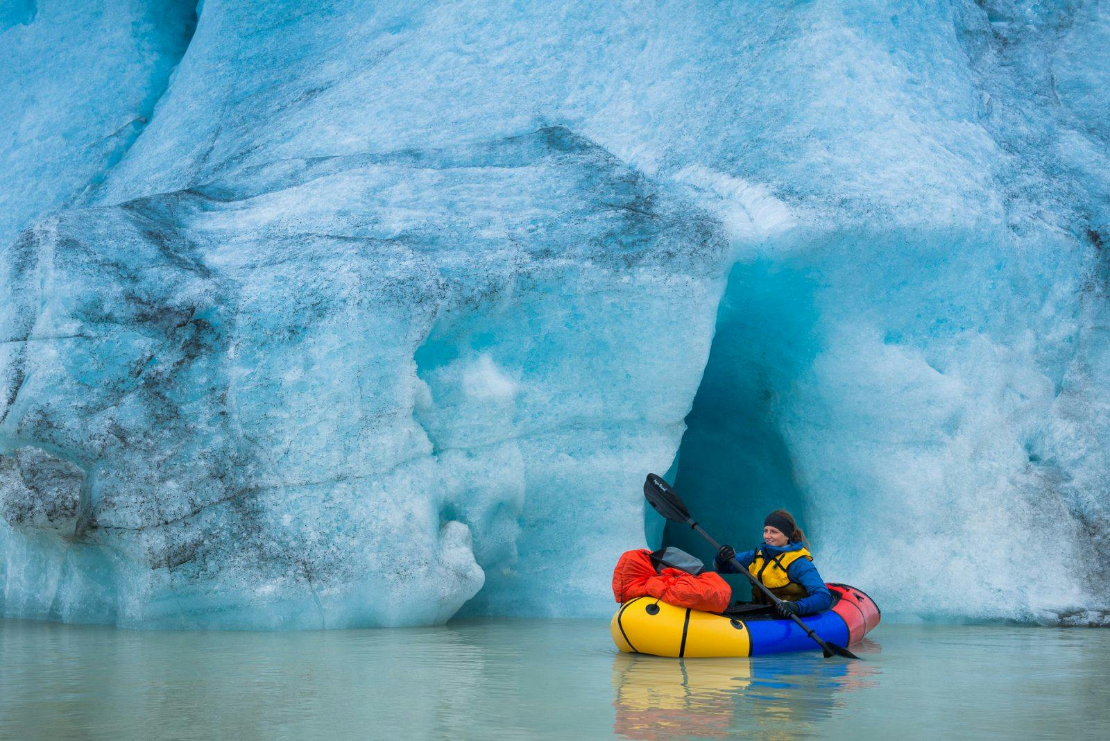 &quot;My girlfriend during the crossing of Iluliagdlup Tasia, taken on our journey from Kangerlussuaq to Maniitsoq.&quot; 