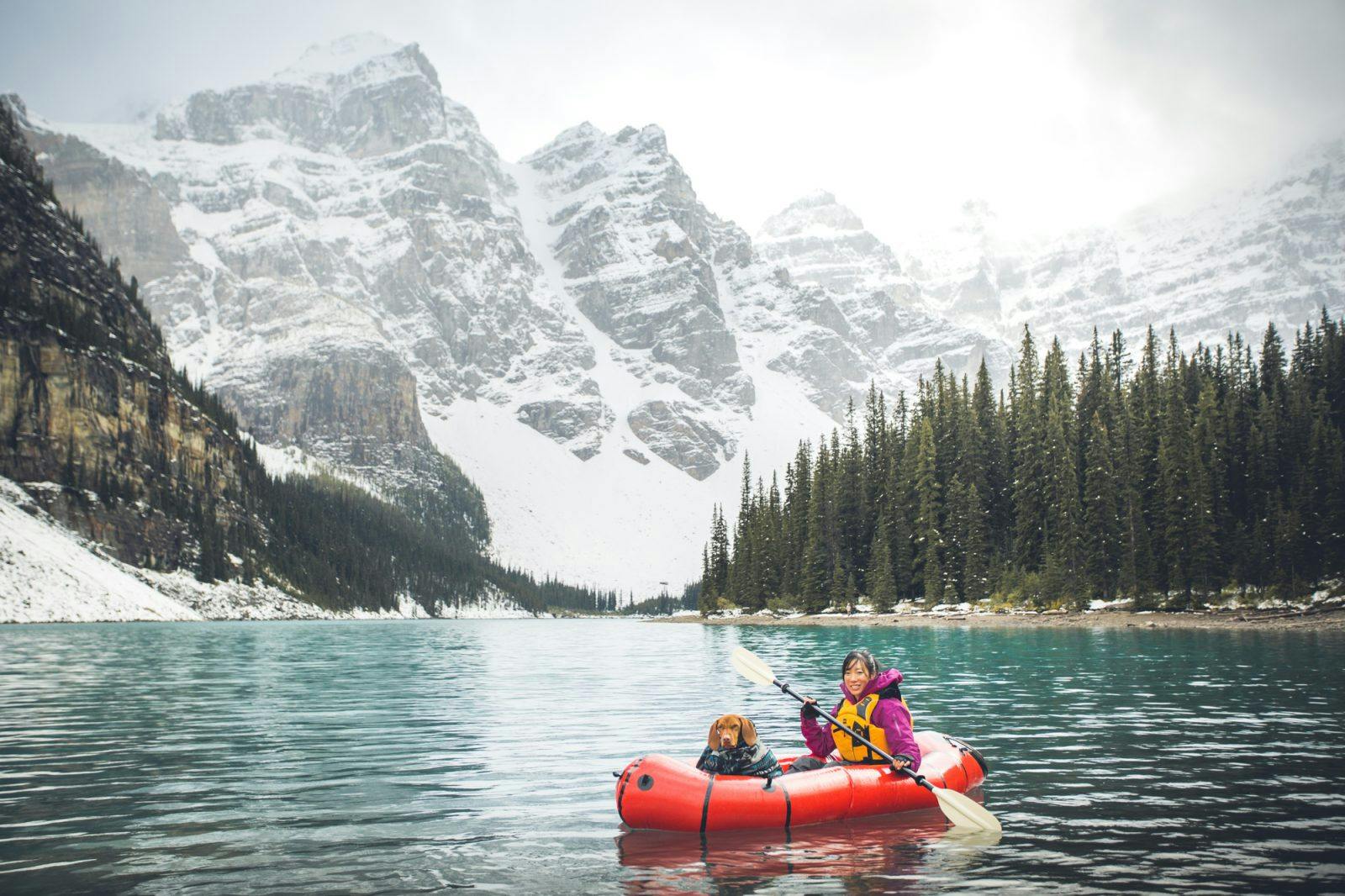 Lake Moraine, Banff National Park, Canada. Adele &amp; Whiskey