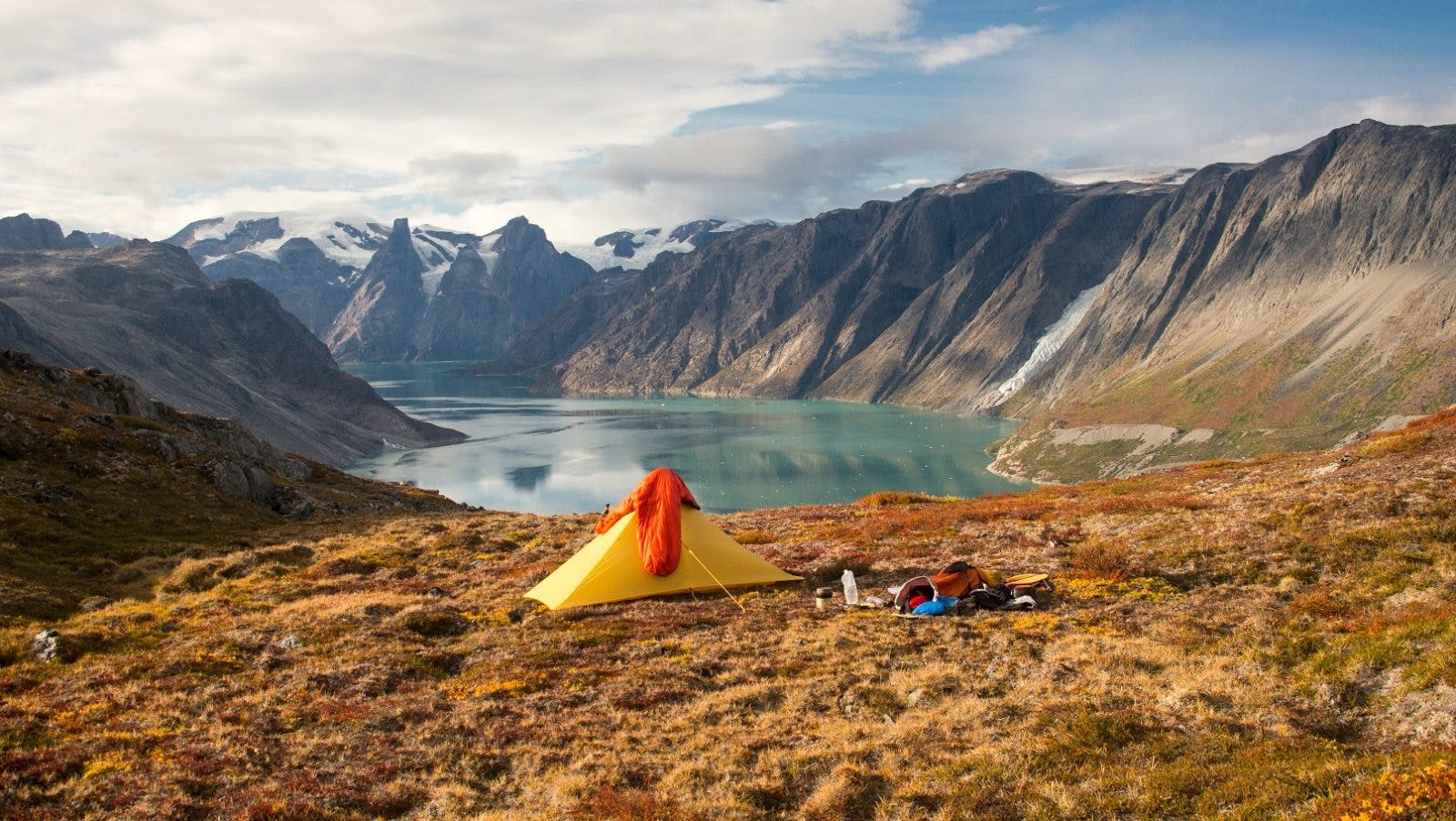 Splendid viby spot during a 5-week solo adventure in West-Greenland.
