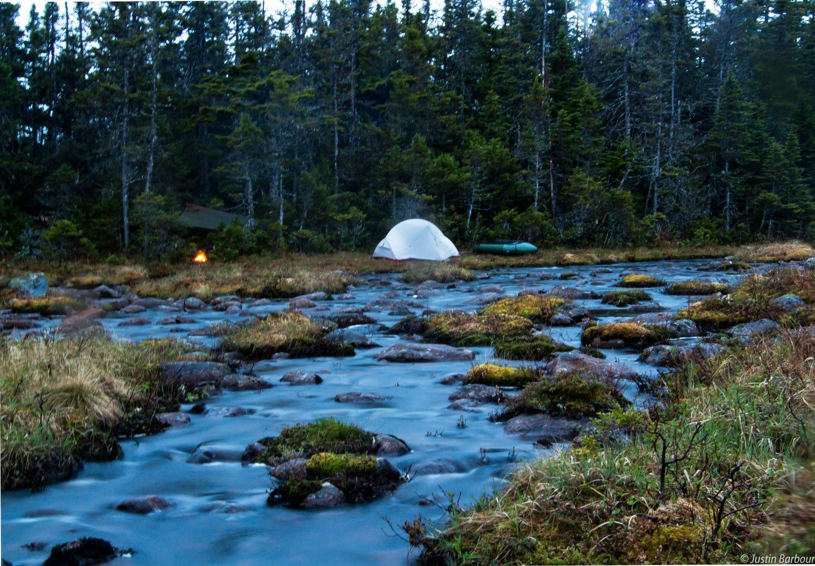 &#x201C;Home is where ever you want it to be. Having a camp near running water is soothing and mediative. It&#x2019;s where I sleep the best. This photo is of the Meta Pond area in Newfoundland&apos;s Bay Du Nord Wilderness Reserve. Minus the transmission line (that I despise) in the southern extremities, this place is still very wild and remote. It is a vast 2,895 square km paradise for the outdoor enthusiast, with prime opportunities for fishing, hunting, foraging, paddling, hiking, observing wildlife, and just living the dream. In my travels there I have seen very little sign of human disturbance. Let&apos;s try and keep it that way.&#x201D;