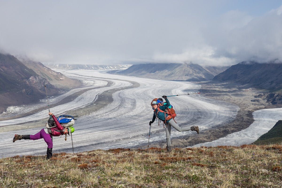 The 1.5-mile wide Nizina Glacier works its&#xA0;magic.