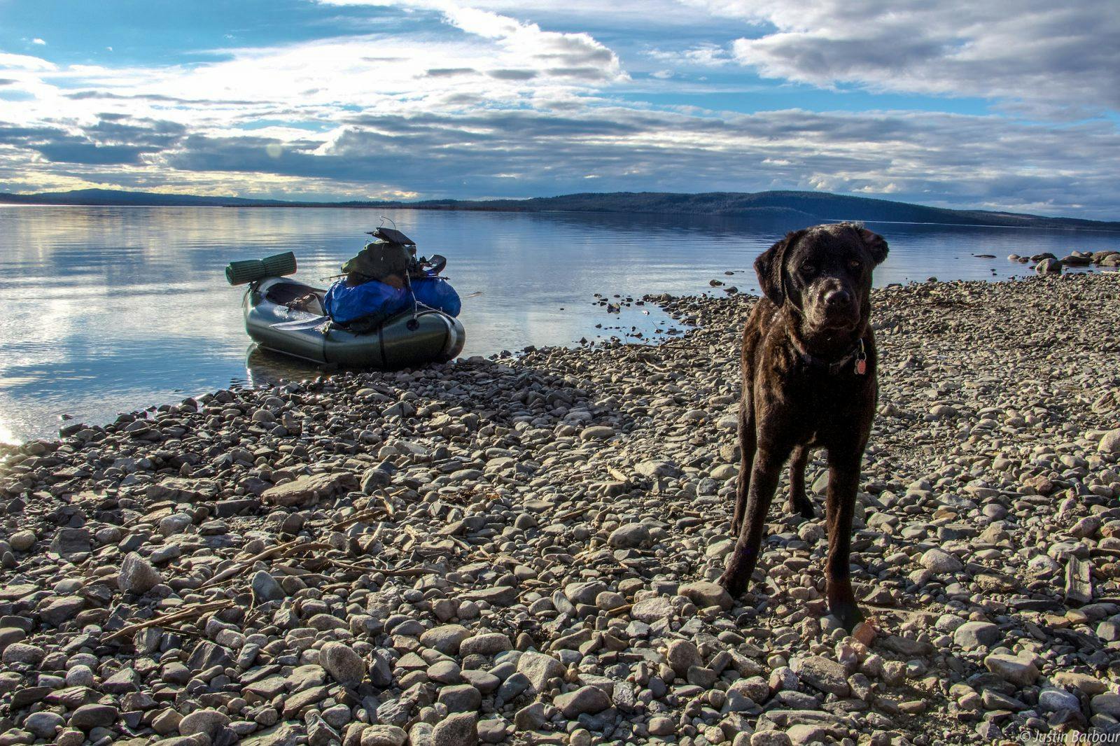 &#x201C;Reaching a beach was a welcomed break for us. Especially after a day like today when we paddled 28km. And more importantly we reached the half-way point of our trip, the first community in 330km. The shores weren&#x2019;t always this friendly either. The rocky landscape of Newfoundland presents treacherous boat landings where sharp and jagged rocks lie waiting. I had to be very careful and patient when choosing a docking area &#x201D;