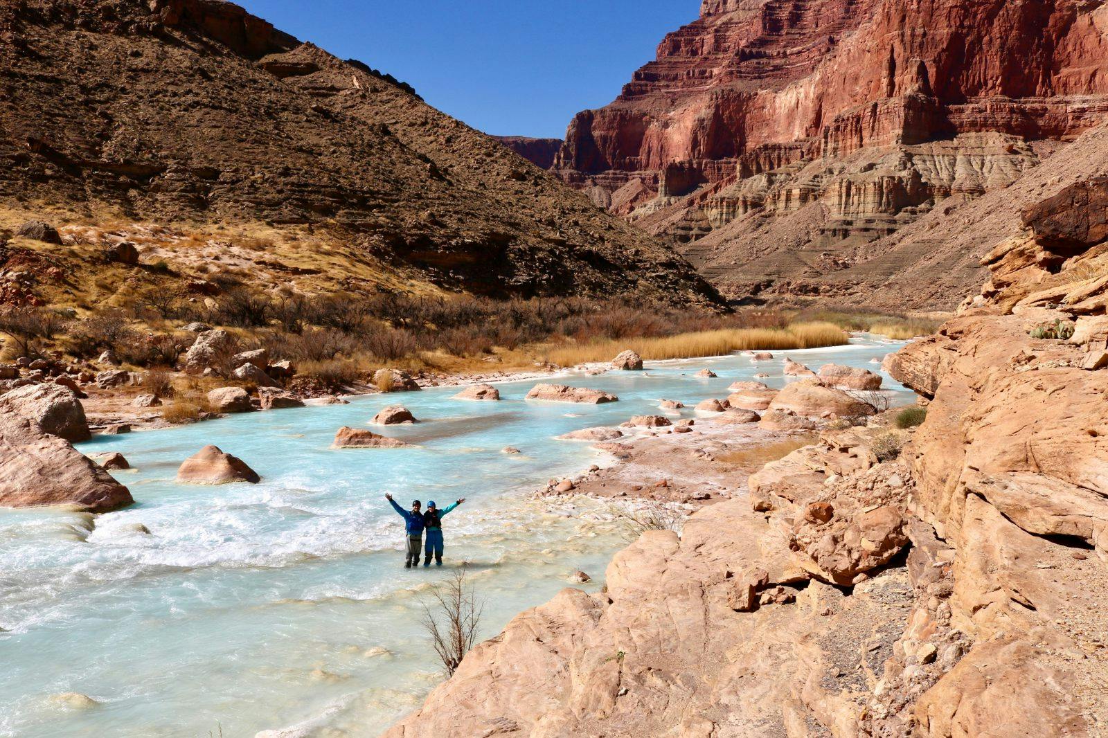 Enjoying the Little Colorado River