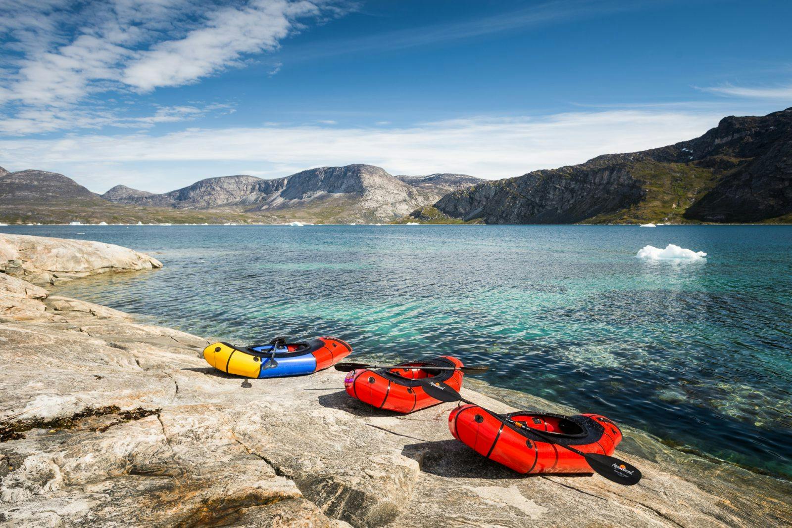 "The perfect place to dry out the boats. Taken on the Nuussuaq Peninsula, western Greenland."