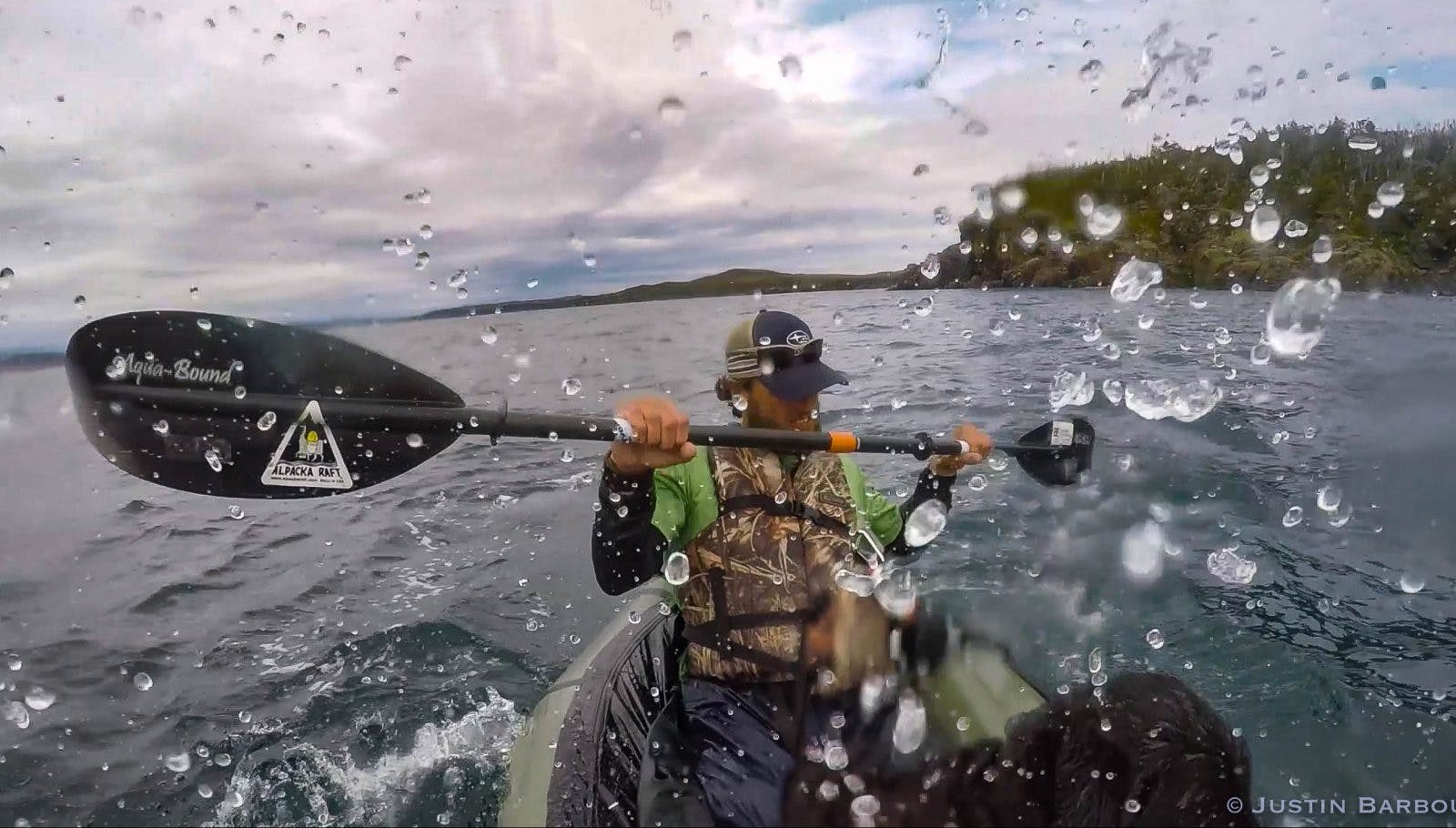 &#x201C;Basically we lived off the land and whatever we could carry in our packs. Fish was a huge part of our diet, and we relied on it for the extra calories and nutrients to keep us going. The longest gap between resupplies was 150 miles. That took us 25 days through some of the roughest terrain and biggest lakes the province had to offer. You can only carry so much food when you are off the beaten path because a heavy pack digs a little deeper into your shoulders when you are making your own trail. While paddling, the raft had limits on weight too. So for many reasons, I took less food and tried to catch more fish. This meal above lasted us for lunch, supper, and breakfast. Saku would always get the first serving. Being only nine months old, he needed the most.&#x201D;