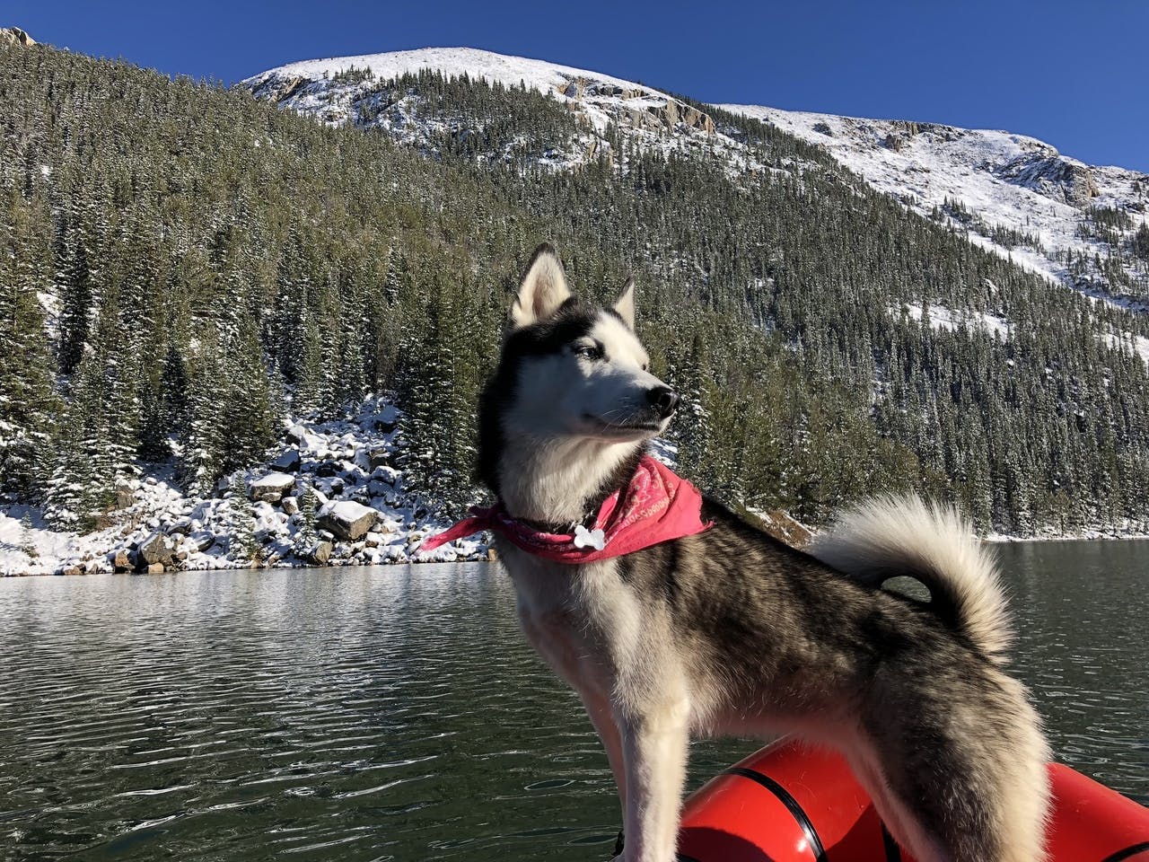 Jimi W.: &#x201C;Alpine lake after a fall blizzard: The memories make us rich.&#x201D;