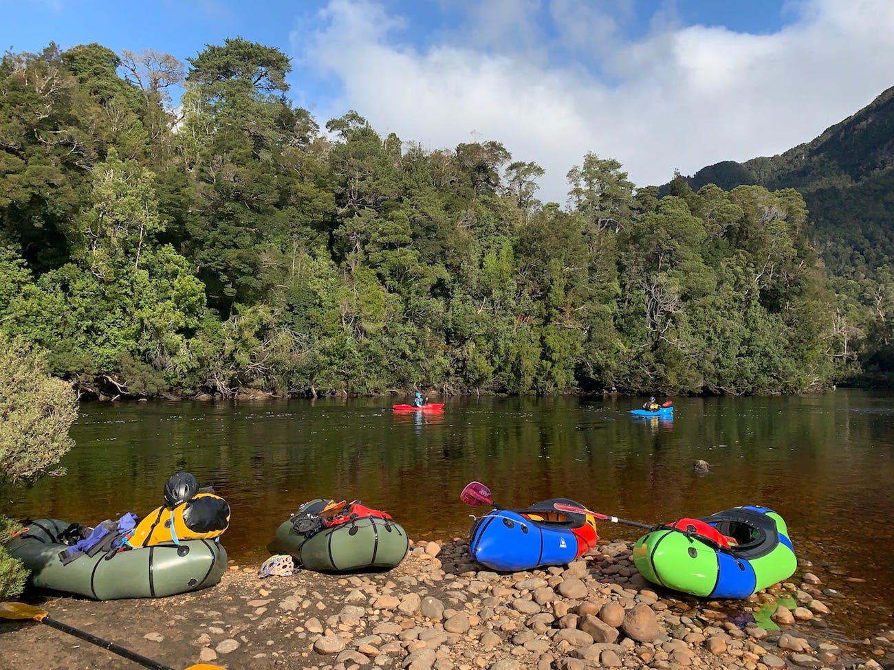 Packrafting Tasmania