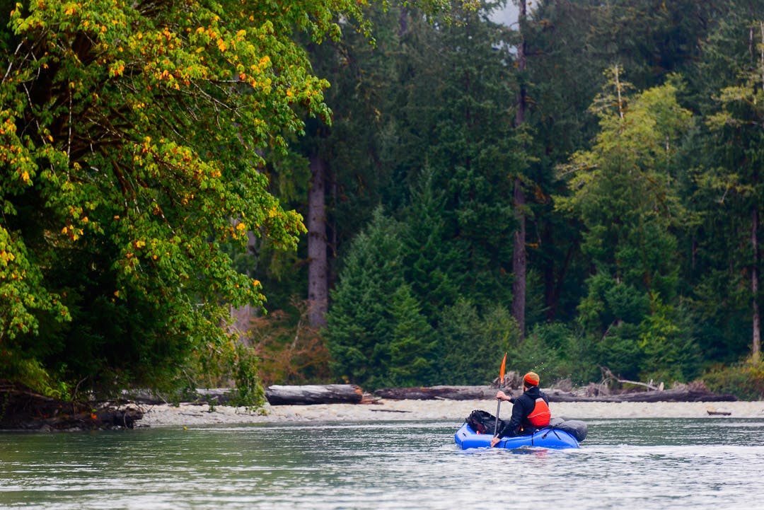 Greg Lewis nearing the takeout and the end to a classic Northwestern adventure!