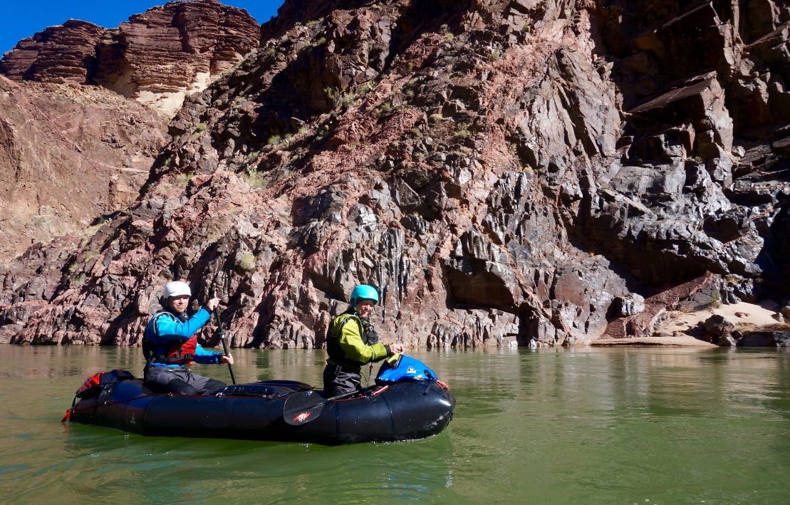 Casey Fulton, self-supported Grand Canyon