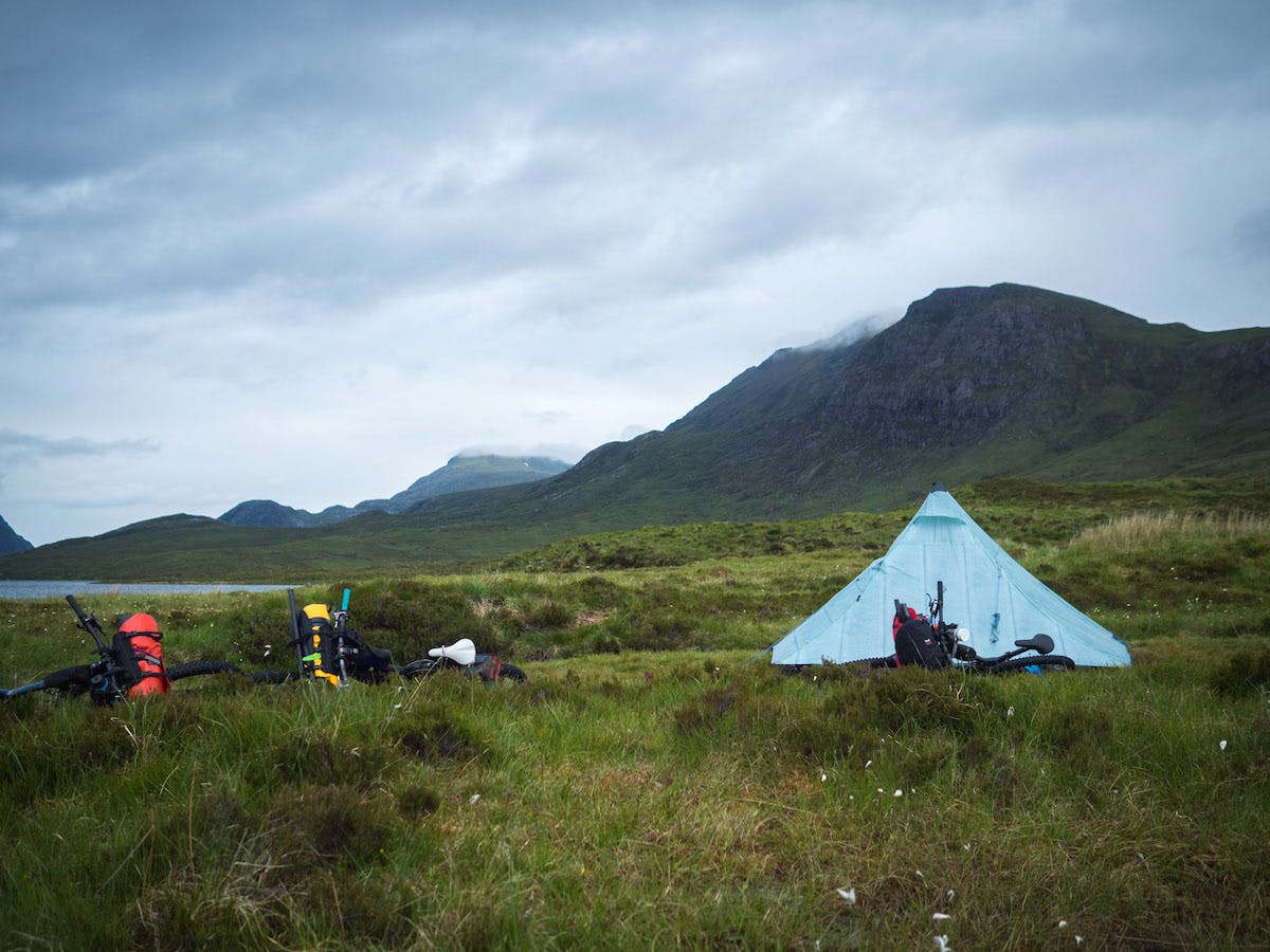 Scottish Highlands camp.