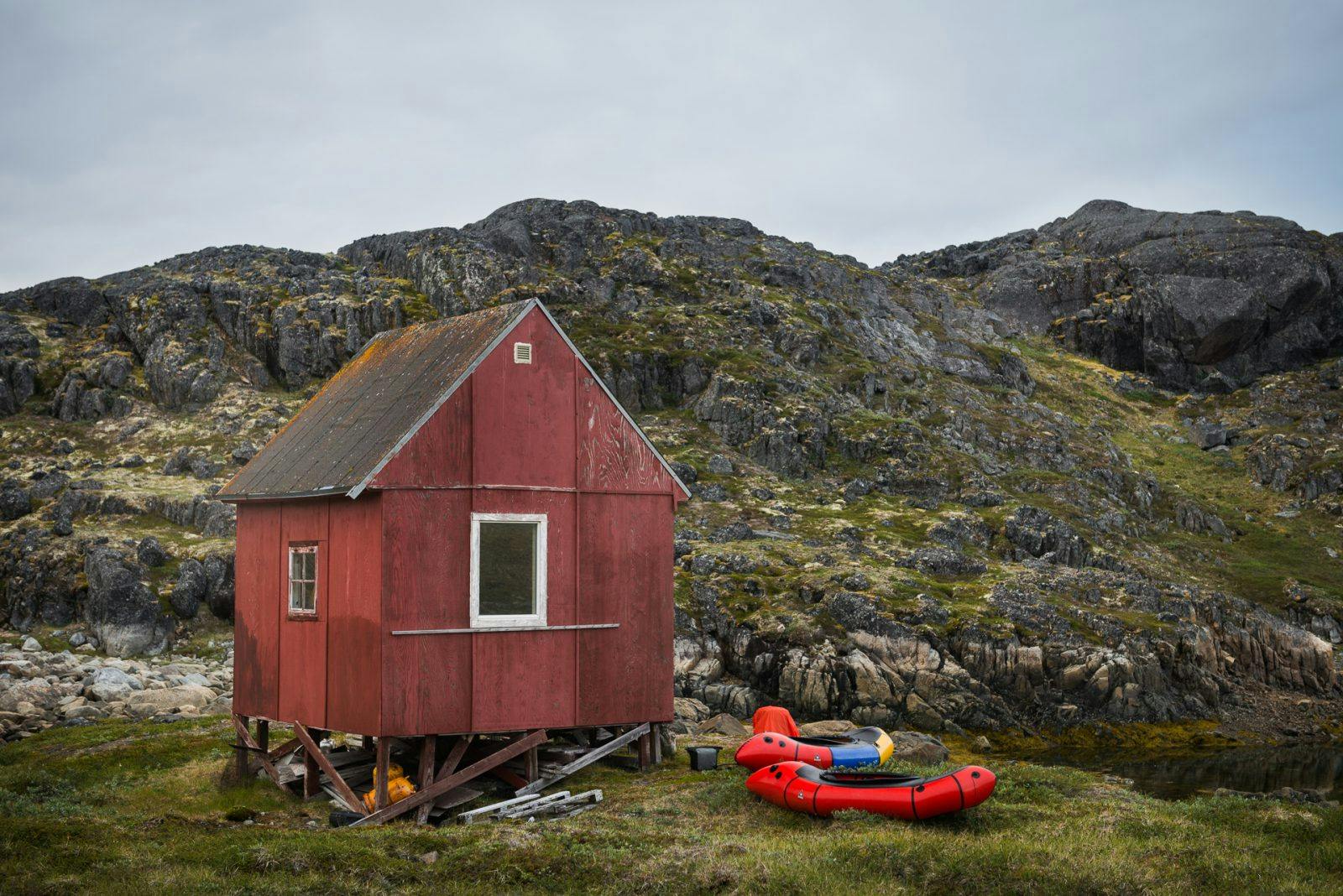 &quot;These shacks are used by local fishermen and hunters, they are usually open. We were lucky to find one shortly before it started raining, spent a night inside.&quot;