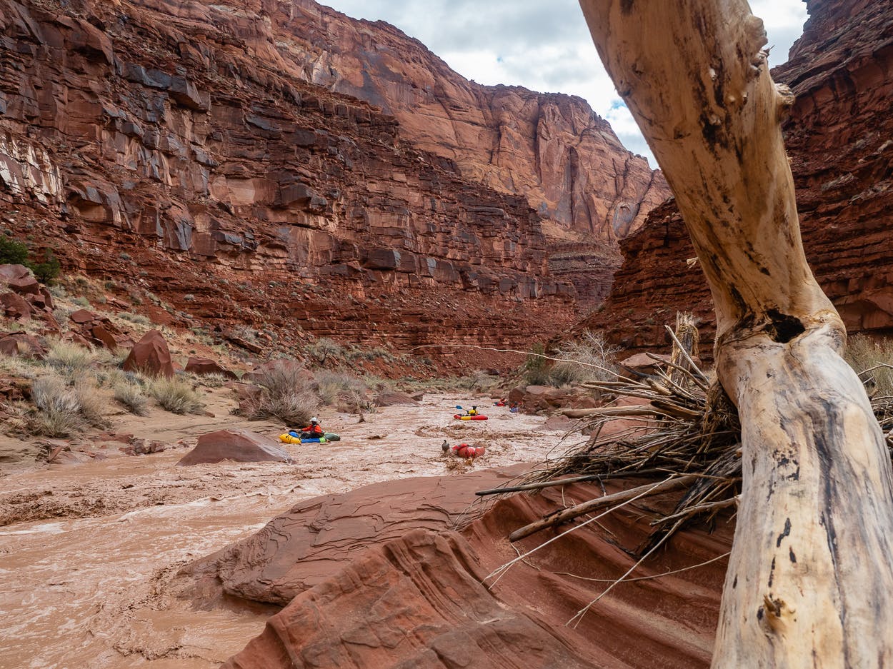 Desert packrafting