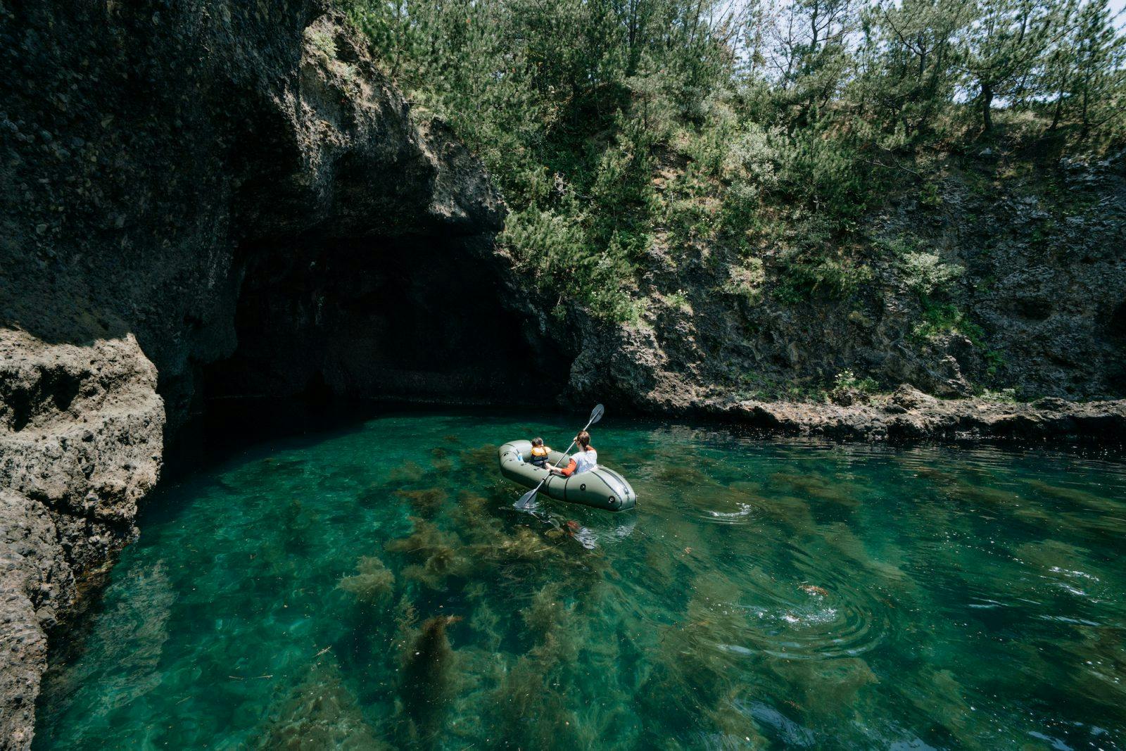 Family packrafting fun in Japan in the Forager. &#x1F4F8;: Ippie Naoi. Read Elevation Outdoor&apos;s review of the Forager. 