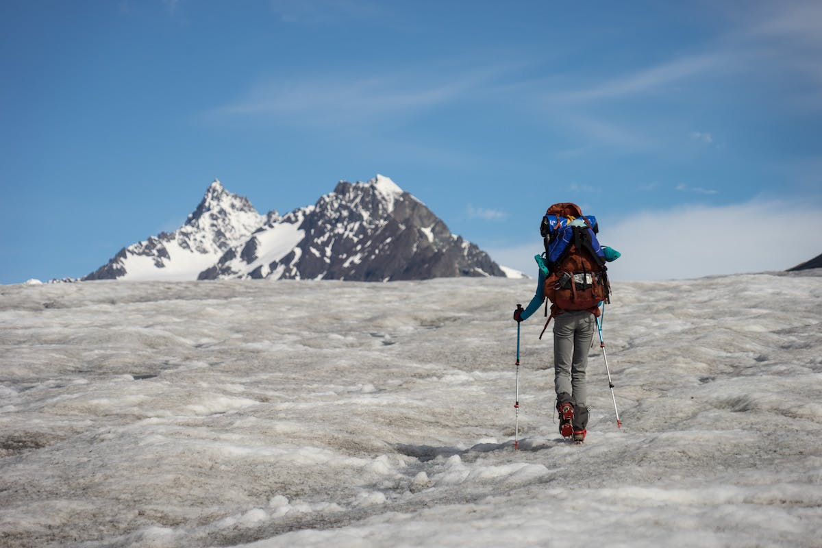 5 miles of ascending the low angle, easy going Frederika Glacier.